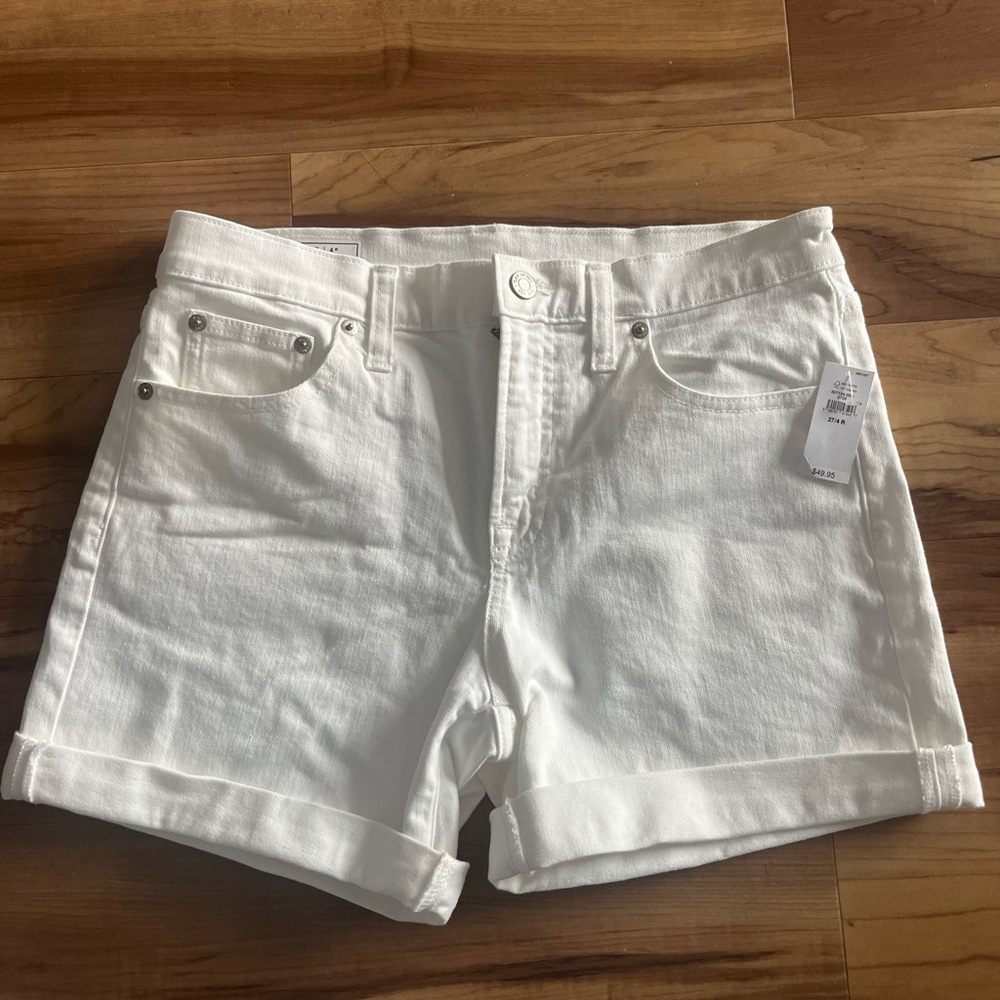 GAP Women's Crisp White Jean Shorts